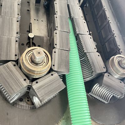 Double Wall Corrugated Pipe Extrusion Machinery For Sewer / Drainage Applications