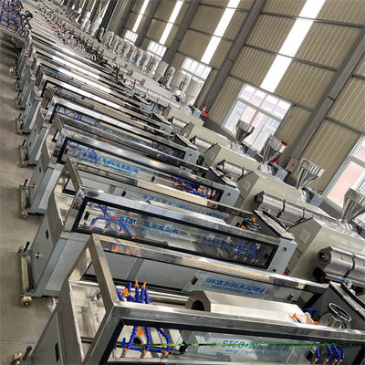 Cable Protection Spiral Pipe Machine , HDPE Spiral Pipe Production Line