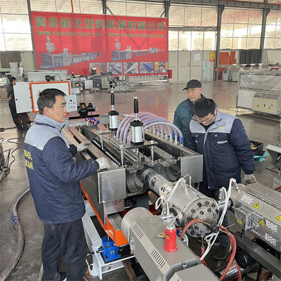 Large Diameter Corrugated Pipe Extrusion Line For Agriculture / Industry
