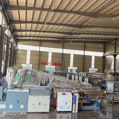 The Screw Diameter 75mm Corrugated Pipe Manufacturing Equipment with Sj75/30 Single Screw Extruder