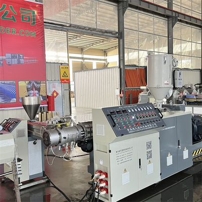 Двойной винтовой экструдер DLG80 с сплавным нагревателем и керамическим нагревателем