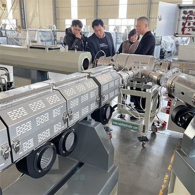 Customized Coaxial Rotary Rotation Scheme Twin-Screw Compounding System for Production