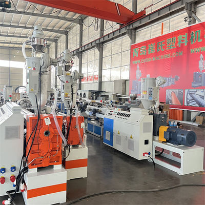 Easy Operation Single Screw Plastic Extruder Machine PVC Tube Extrusion Line