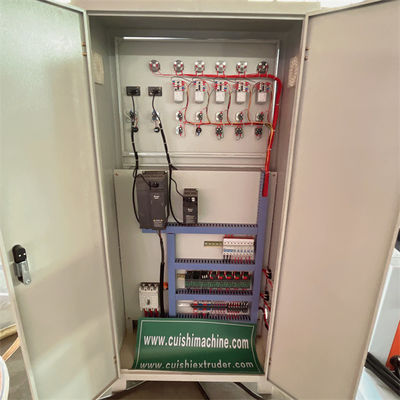 PLC Controlled Plastic Pipe Extrusion Machine 5-100kW 380V Customizable