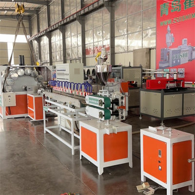 Automatic PVC Fiber Reinforced Hose Making Machine Flexible Garden Irrigation Pipe Extrusion Line