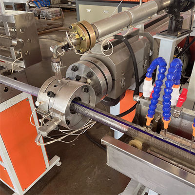 Plastic PVC Fiber Braided Hose Making Machine Flexible Tube Extrusion Equipment Factory Price