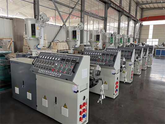 High Output PE Plastic Carbon Spiral Corrugated Pipe Equipment for Cable Protection Conduits