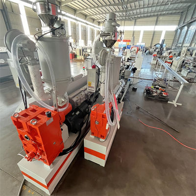 PE HDPE LDPE PPR Plastic Water Gas Oil Supply Pipe Tube Extrusion Production Line Single Screw Extruder Pipe Making Machine
