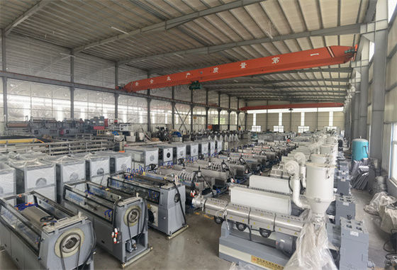 High Output Spiral Pipe Extrusion Line Prestressed Post Tensioning Corrugated Pipe Machine