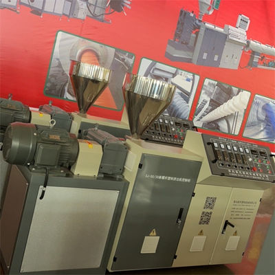 HDPE PP LDPE Corrugated Pipe Extrusion Line with Sj75/30 Single Screw Extruder at 0.6-3m/min Speed Of Line
