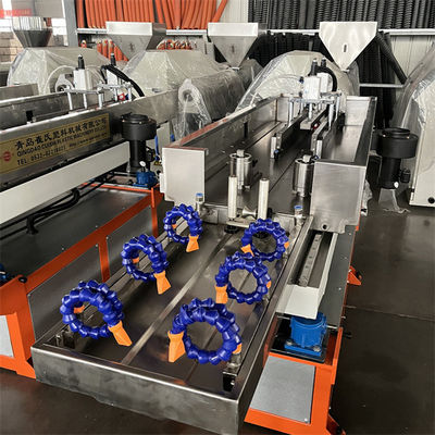 PVC Single Wall Corrugated Conduit Extrusion Machine / CPVC Electrical Conduit Pipe Making Line / WPC Pipe Production Equipment