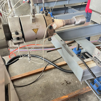 Customizable HDPE Single Wall Corrugated Cable Duct Extrusion Line Corrugated Pipe Machine
