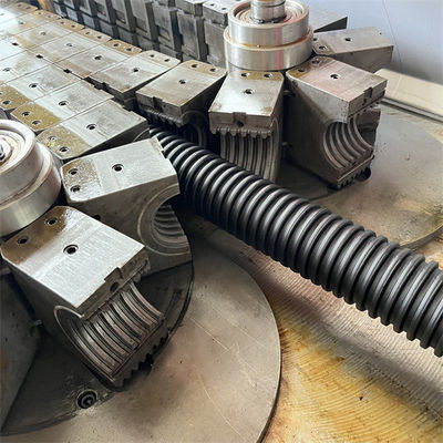 Automatic Single Wall Corrugated Pipe Production Line / Industrial Flexible Spiral Pipe Making Machine / High-Quality PVC Extruder Plant