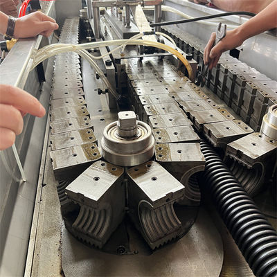 Automatic HDPE PP Flexible Corrugated Tube Extruder Plastic Single Wall Pipe Making Machine Plant