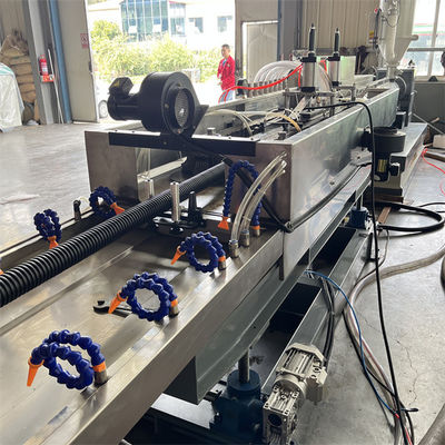 Plastic PE PP PVC Electrical Conduit Single Wall Corrugated Pipe Extrusion Line Equipment