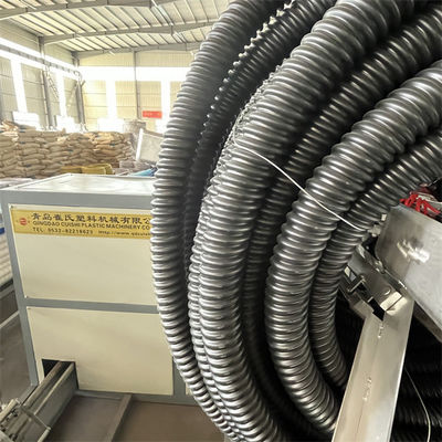 Plastic Corrugated Flexible Hose Machine , Electric Flexible Corrugated Pipe Production Line