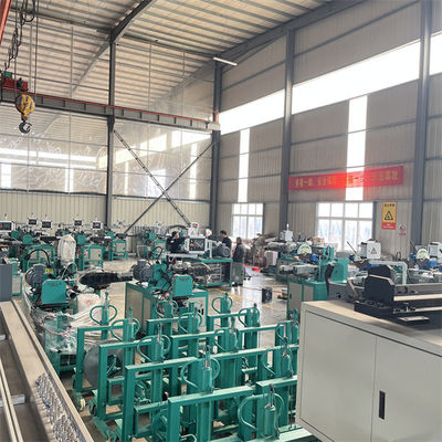 Semi Automatic Two Wave Galvanized Steel Corrugated Duct Manufacturing Machine Production Line