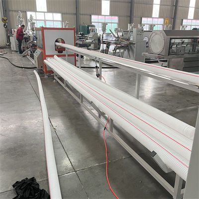 PVC/HDPE Double Wall Corrugated Pipe Extrusion Line with Vacuum Forming System