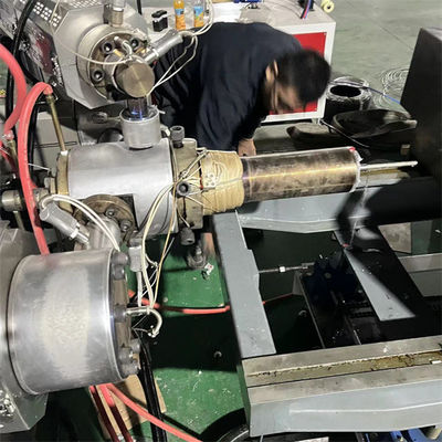 1 Year Gurantee HDPE PP LDPE Corrugated Pipe Extrusion Line with and Screw Speed of 22 Rpm