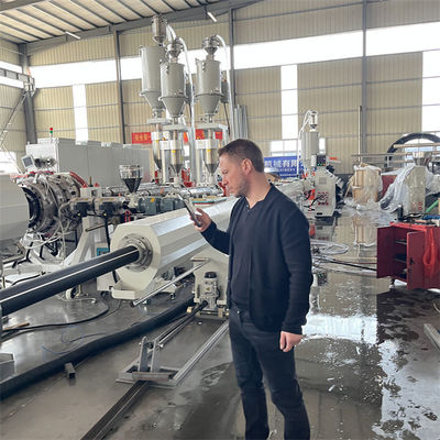 PE HDPE LDPE PPR Plastic Water Gas Oil Supply Pipe Tube Extrusion Production Line