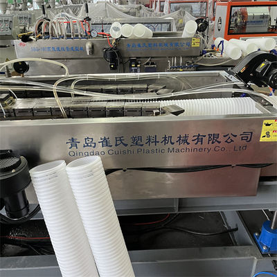 DWCPM-160 Double Wall Corrugated Pipe Manufacturing Equipment For PP HDPE In Manufacturing