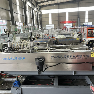 Single Screw Extruder Type Double Wall Corrugated Pipe Forming Machine For HDPE Pipe Production