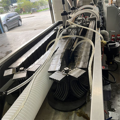 Plastic HDPE Double Wall Corrugated Pipe Production Line Underground Drainage Sewage DWC Pipe Extruder Making Machine