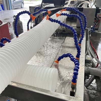 Industrial PE PP HDPE Double Wall Corrugated Pipe Extruder Machine for Municipal Sewer and Drainage Pipe Production
