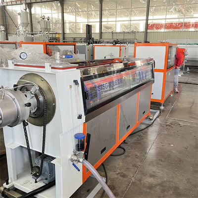 Линия экструзии спиральных труб для однослойных труб из полиэтилена диаметром 50-200 мм