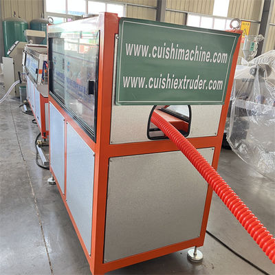 Моторная мощность 37-55кВт HDPE углеродный спиральный трубный станок с технологией охлаждения водой