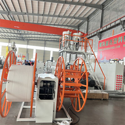 Plastic HDPE PE COD Bundle Conduit Silicon Core Pipe Manufacturing Machine Multi-Hole Cable Protection Duct Extrusion Line