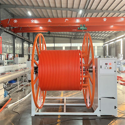 HDPE Carbon Spiral Tube Equipment Electrical Wiring Protection Corrugated Pipe Extruder Machine
