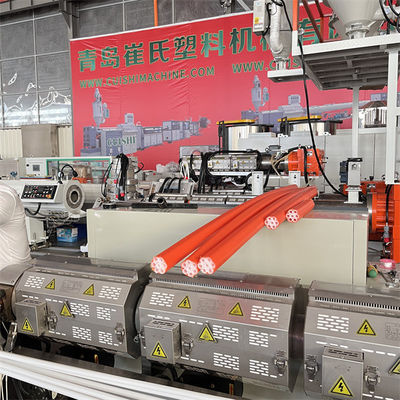 Corrugated Pipe Machine Corrugated Pipe Extrusion Line Featuring Sj75 30 Single Screw Extruder and 1 Year Guarantee for Operation