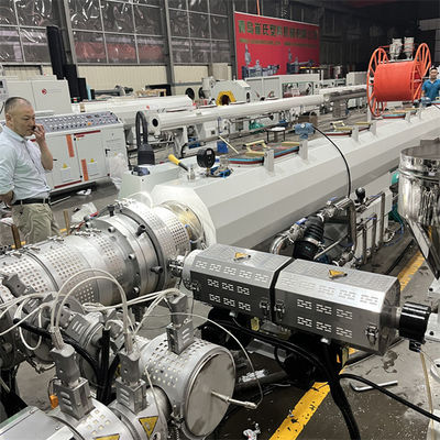 Plastic PVC HDPE PPR Three Layer Co Extrusion Pipe Making Machine Water Supply Pipe Production Line with High Performance Extruder