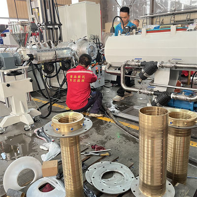 Three Layers Composite HDPE Gas Water Supply Pipe Extrusion Making Production Machine
