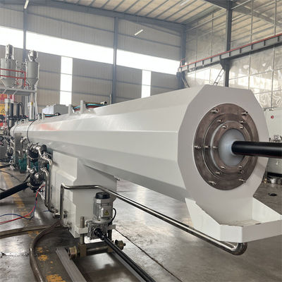 HDPE Pipe Production Machinery For Chemical Pipeline Transportation / Plastic Extruder Machines For Hdpe Pipe Manufacturing