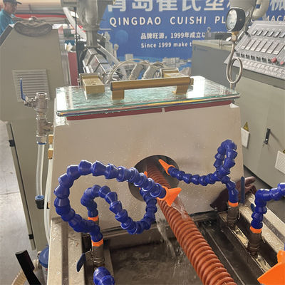Water Cooling PE Spiral Pipe Extruder For PE Pipe Production Line
