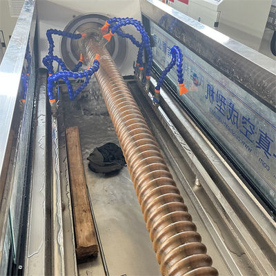 Оборудование для производства спирально-армированных труб из полиэтилена с водяным охлаждением и мощностью двигателя 37-55 кВт