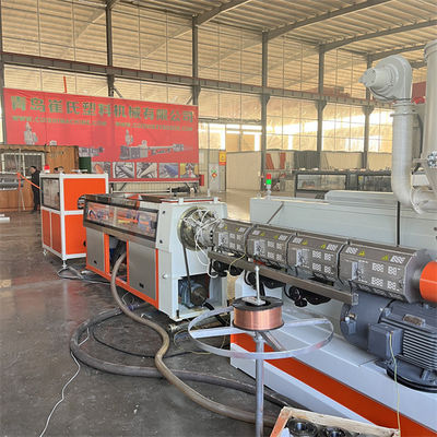 HDPE / LDPE / PP Single Screw Corrugated Pipe Extruder