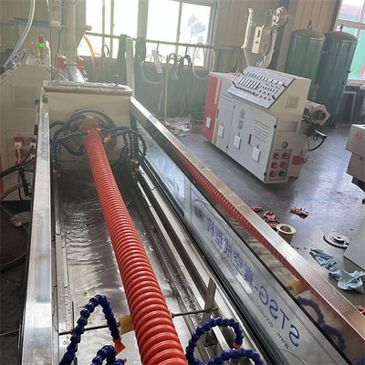 Fully Automatic Single Wall PE Spiral Pipe Extruder For 30 50 80 100 125 160mm 100m/Roll
