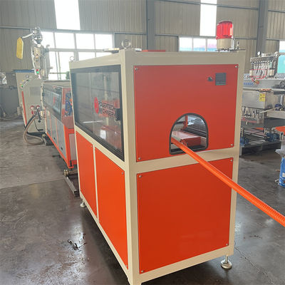 Pp Pe Plastic Pipe Extruder Single Wall Corrugated Pipe Machine With Electric Power