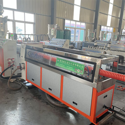 Corrugated Pipe Making Machine Corrugated Conduit Extrusion Line For HDPE PP LDPE Single Wall