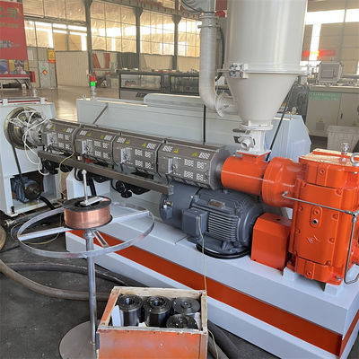 Pe Pipe Production  Single Wall Corrugated Pipe  Making Machine Extrusion Line
