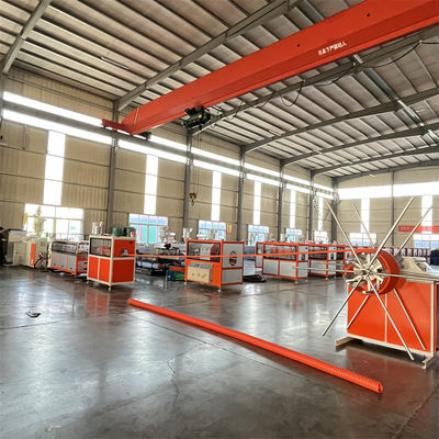 Single Screw Plastic Extrusion Machinery Electric Power HDPE PE Extrusion Production Line