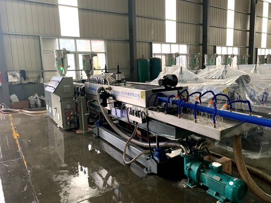 Single Wall Type Corrugated Pipe Extrusion Line Easy Operation 75mm Screw Diameter