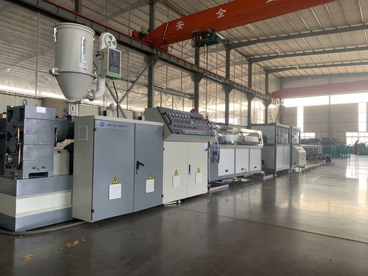 Continuous High-Speed HDPE / PP Prestressed Plastic Spiral Duct Pipe Production Line