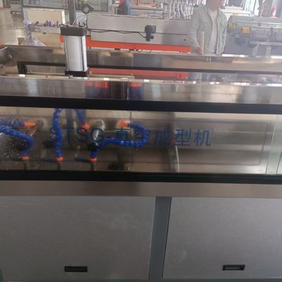 Спиральная труба экструзионная линия с обмотка машины 100 м / ролл охлаждающий путь Водяной двигатель мощность 37-55кВт прочные трубы