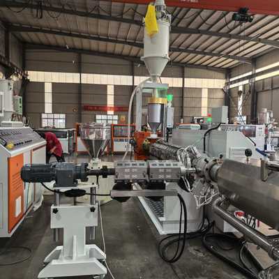 High Speed Automatic HDPE Pipe Production Line / PE Water Supply and Drainage Pipe Extrusion Machine / Polyethylene Tube Manufacturing Plant