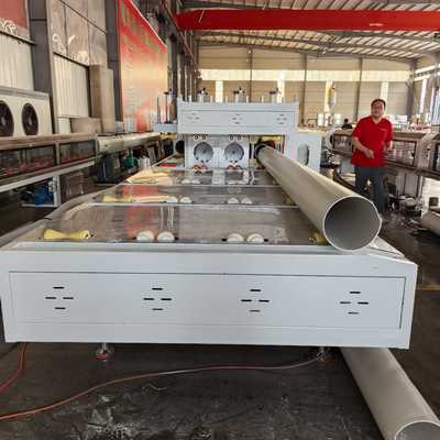 PVC Double Outlet Pipe Extrusion Machine for Water Supply and Sewer Pipe Production