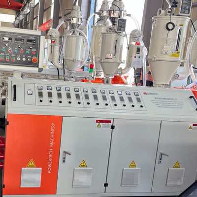 HDPE Double Wall Corrugated Ventilation Pipe Production Line / Fresh Air Duct Machine